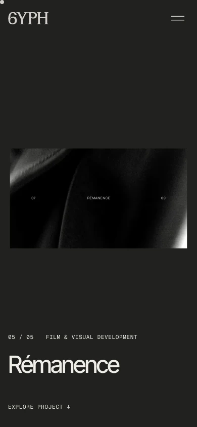 Rémanence opening on mobile